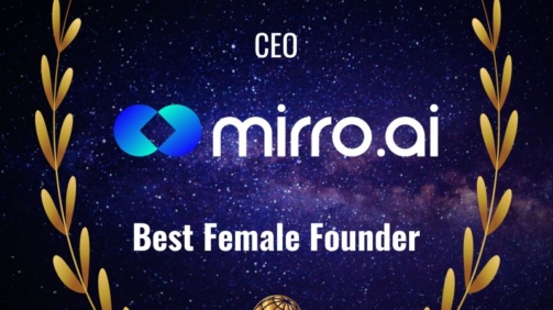 Best Female Founder, Founder World Maithilee Samant test.mirro.ai